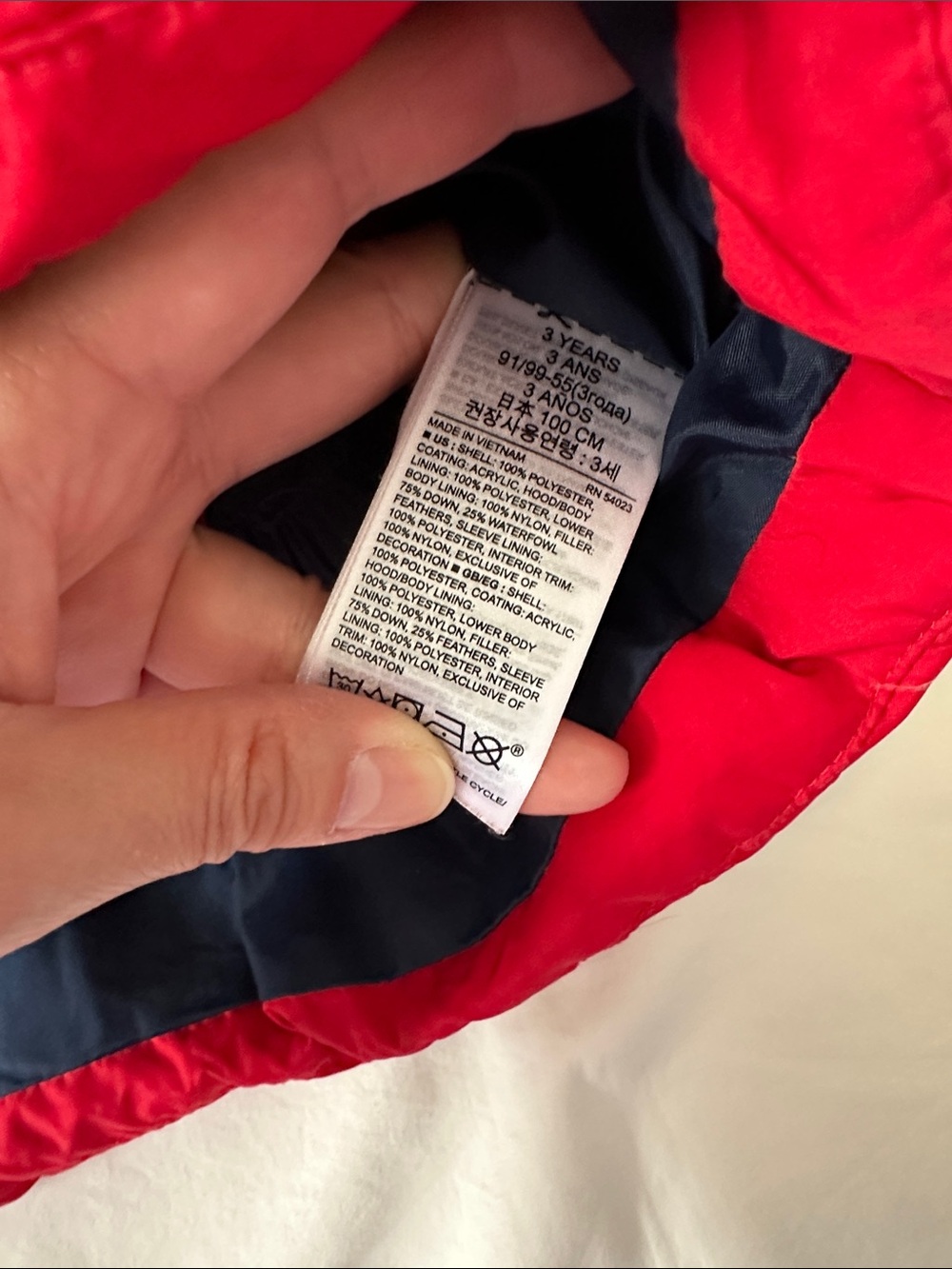 GAP Bright Red Hooded Puffer Coat for Kids - Picture 8 of 10